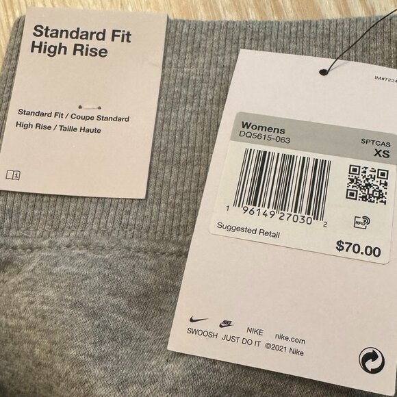 [NIKE] NWT Phoenix Fleece Women's Wide-Leg Sweatpants Standard Fit Size XS(0-2) - Picture 4 of 5